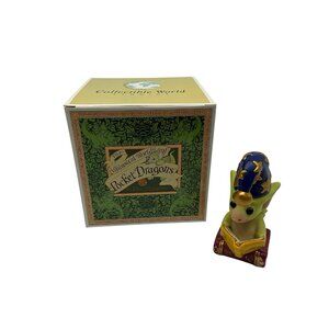 Pocket Dragon "Magic Reading Hat" Figurine Artist Signed By Real Musgrove VTG
